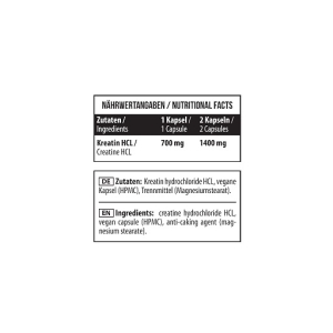 MST - Créatine HCL 90 gélules