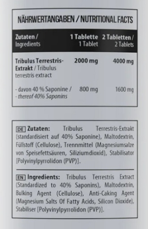 MST - Healthy Tribulus  60 comprimés