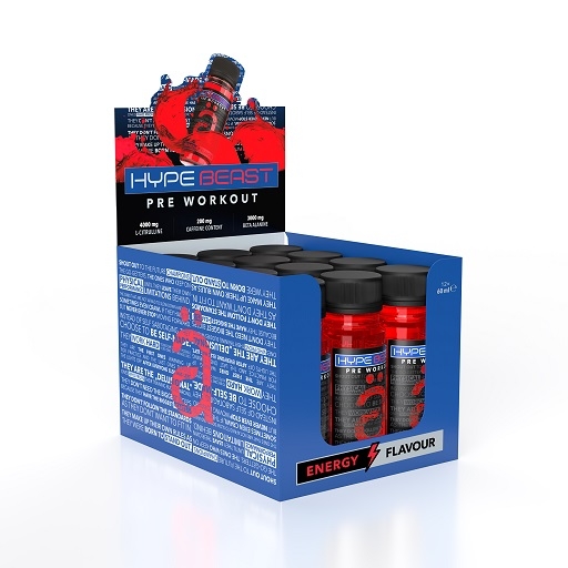 Boisson énergisante Nanosupps Hype Beast Shot 12x60ml