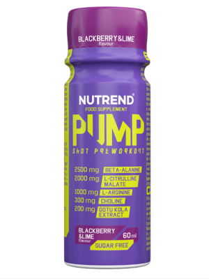 Nutrend Pump Shot 20x60ml Genêt + Citron vert