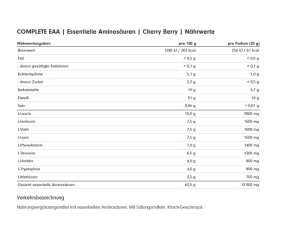 ProFuel Complete EAA 500g Cerise