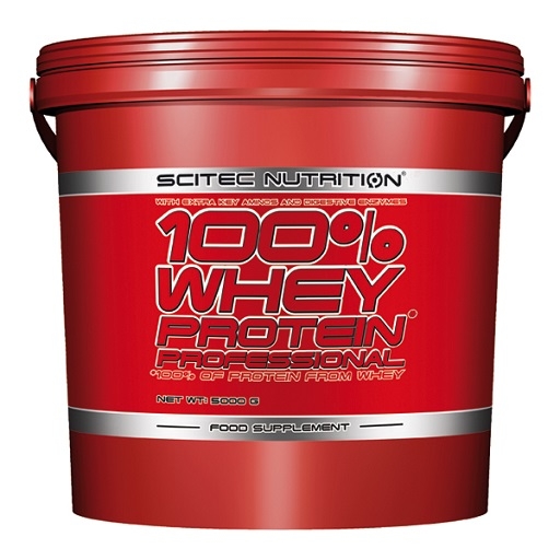 Scitec 100% Whey Professional 5000g Fraise Chocolat Blanc