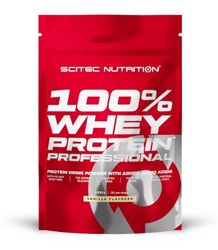Scitec 100% Whey Protein Professional 1000 g Vanille