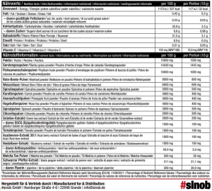 Sinob Verts et Rouges 300g