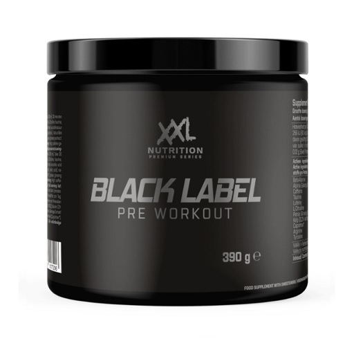XXL Nutrition Black Label Pré-entraînement 390 g Fruits rouges