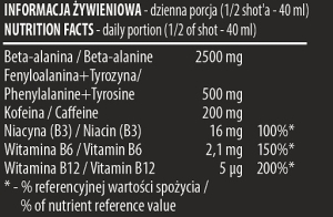 Activlab Black Wolf Shot Pré-entraînement 12 x 80 ml