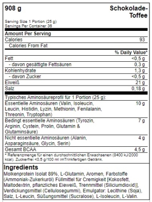 Biotech Iso Whey Zero 908 g Ananas Mangue