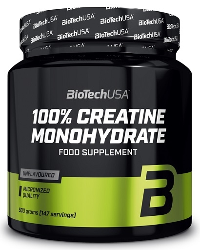 BioTech Monohydrate de créatine, boîte de 500 g