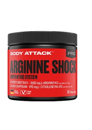 Body Attack Arginine Shock 80 gélules