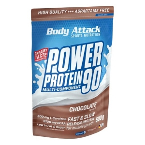 Body Attack Power Protein 90 500 g Nougat Chocolat Noix