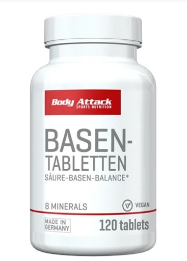 Body Attack Tablettes alcalinisante (Basetabs) 120 Tablettes