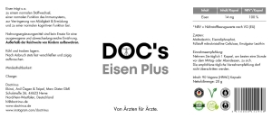 DOCs fer Plus - 90 gélules