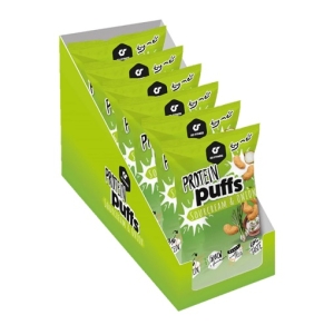 GoFitness Protein Puffs Boîte 6x50g, VEGGIE MIX mélange de légumes