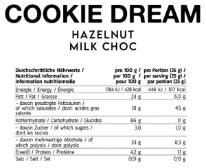 INLEAD Cookie Dream Noisette 128 g Chocolat Blanc
