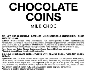 INLEAD Ronds de chocolat  150g Chocolat au lait