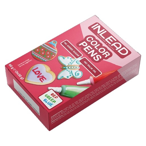 INLEAD Stylos alimentaires 3 pièces sans sucre ni huile de palme