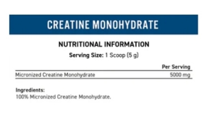 Monohydrate de créatine Applied Nutrition 250 g