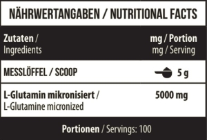 MST - Glutamine 500 g