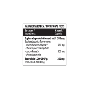 MST - Quercétine Bromélaïne 60 gélules