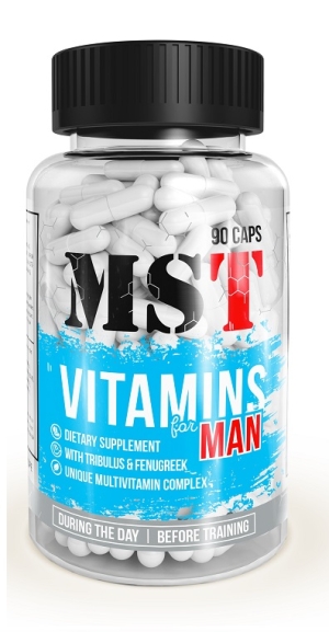MST - Vitamines pour homme 90 gélules