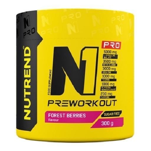 Nutrend N1 Pro Pré-entraînement 300 g Limonade verte