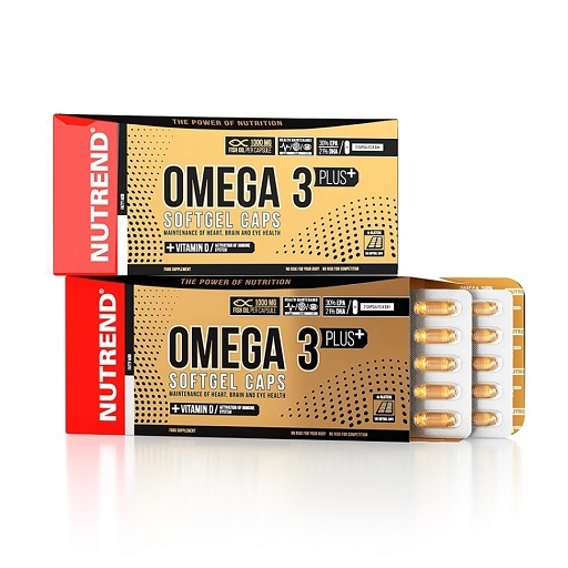 Nutrend Omega 3 Plus 120 gélules molles 