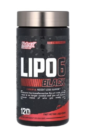 Nutrex Lipo 6 black 120 gélules liquides