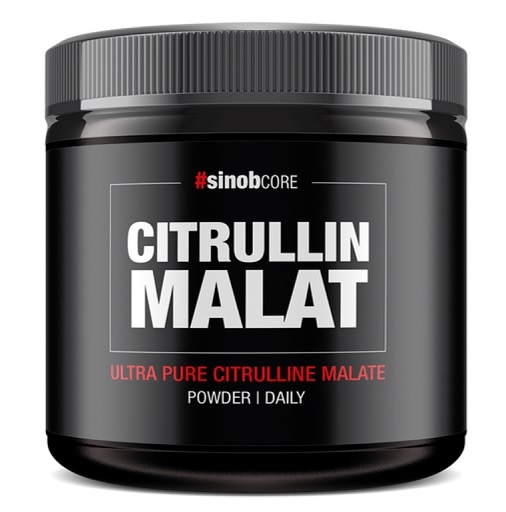 Poudre de malate de L-citrulline Sinob Core, boîte de 300 g