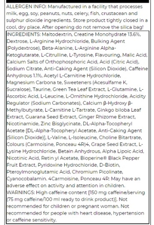 Scitec Hot Blood Hardcore 700 g Punch tropical