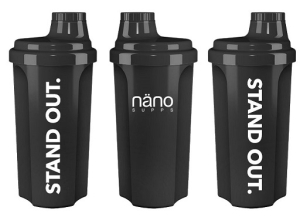 Shaker Nanosupps NANOBCAA 500 ml Noir