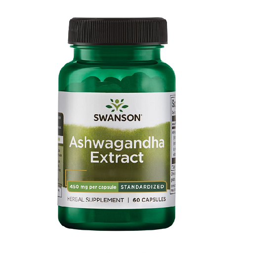 Swanson Ashwagandha Extract 450mg 60 Gélules