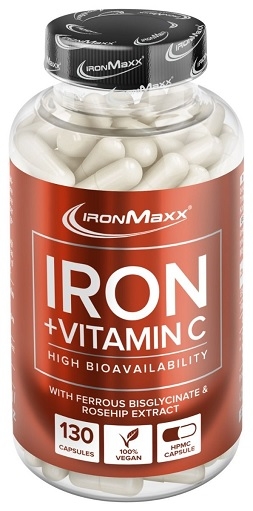 IronMaxx Fer + Vitamine C - 130 gélules