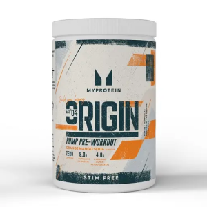 MyProtein Origin Pump Pre-Workout (Stim-Free) (30 Serv.) 600g Orange Mango Soda