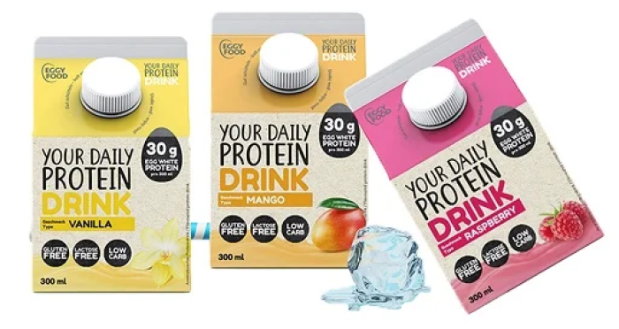 EGGY FOOD YOUR DAILY PROTEIN DRINK 6x300ml Himbeere