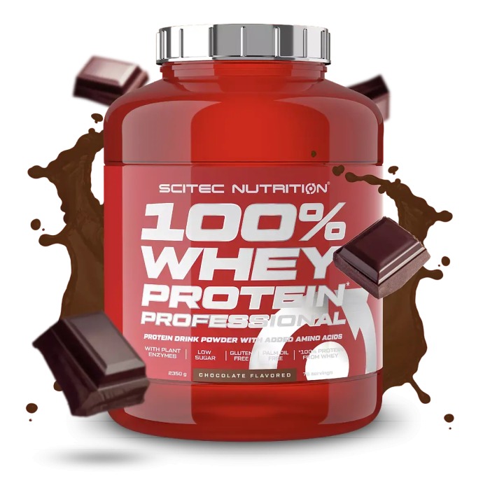 Scitec 100% Whey Professional 2350g Fraise