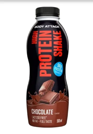 Boisson protéinée Body Attack 12 x 500 ml Banane