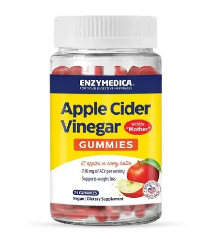 Enzymedica Gummies au vinaigre de cidre de pomme 74 Gummies