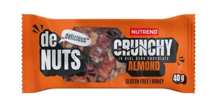 Nutrend Denuts Crunchy 42x40g Amande