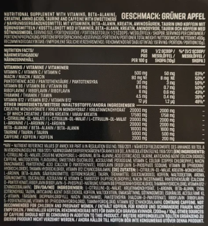 AK47 Labs Schizo Pré-entraînement 400g Pastèque