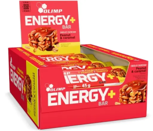 Barre énergétique Olimp Energy+ 20x45g Cacahuète et caramel