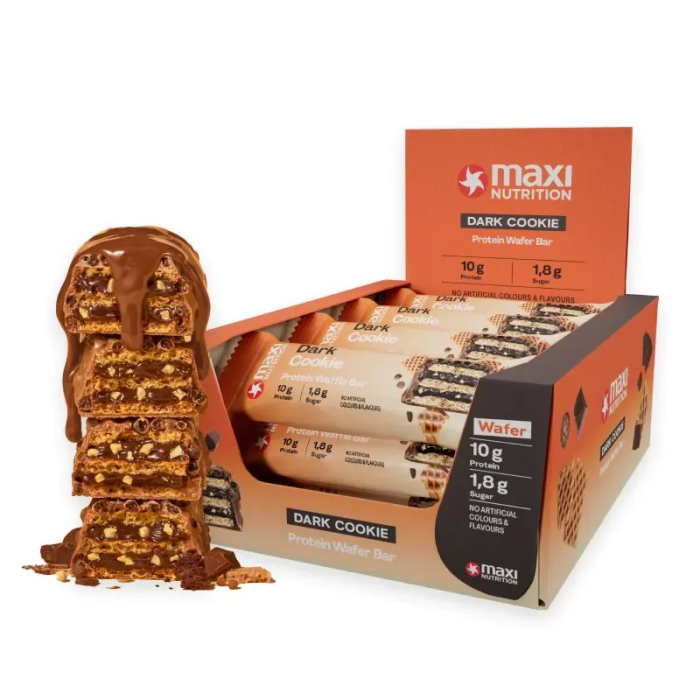 MaxiNutrition Protein Waffle Bar 12x39g pistache