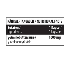 MST - GABA 1000mg 90 capsules
