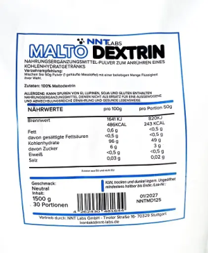 Maltodextrine NNT 1500 g