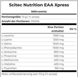 Scitec EAA Xpress 400g Thé glacé pêche