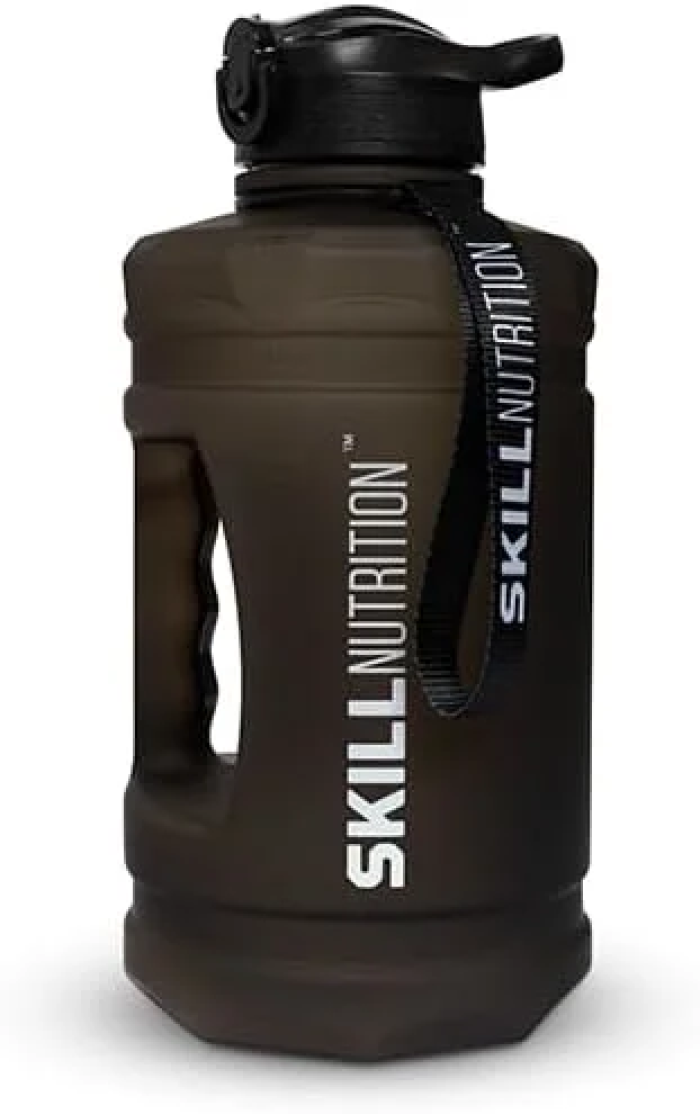 Bouteille Skill Nutrition, noire - 2200 ml.