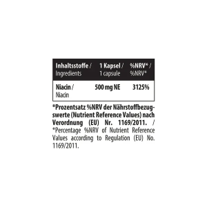 MST - Niacine 60 capsules