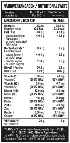 MST - Fish Collagen Peptides Zero 1L Cerise