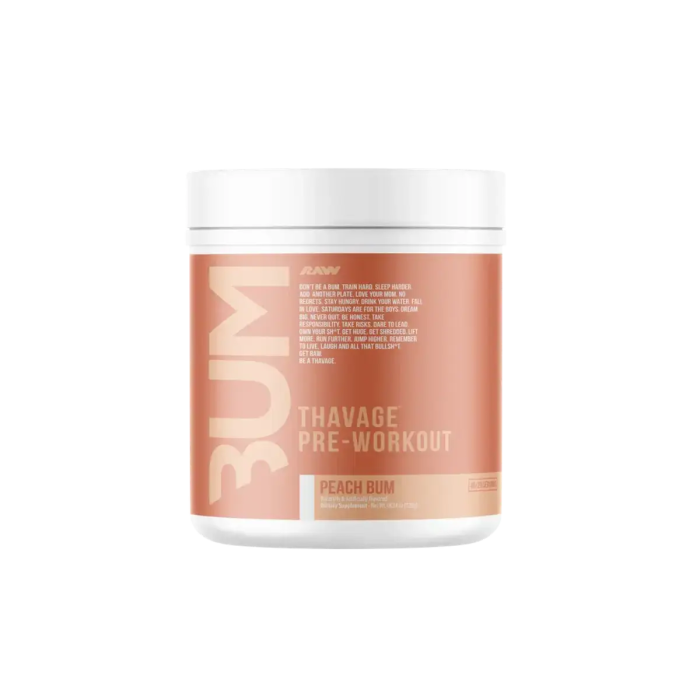 RAW Nutrition CBUM Thavage Pré-entraînement 520g Christopher's Secret Stuff