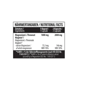 MST - Magnesium L-Threonate 1000mg - 60 capsules