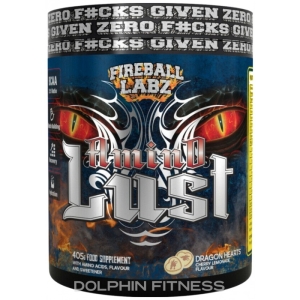 Fireball Labz Amino Lust 405 g Dragon Hearts (Limonade à la cerise)
